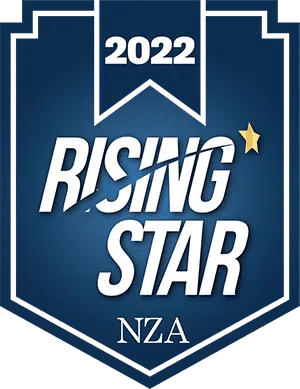 NZAD Rising Stars 2022 winner's medal